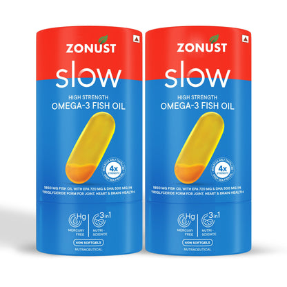 ZONUST® 4x Strength Omega 3 Fish Oil